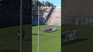 REGGINA vs Gioiese 18022024 ingresso squadre in campo [upl. by Nedap889]