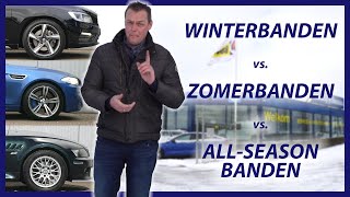 WINTERBANDEN vs ZOMERBANDEN vs ALLSEASON BANDEN  Autobedrijf Vossestein [upl. by Ita]