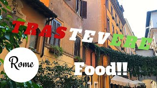 Trastevere Best restaurants 8 recommendations [upl. by Anirrehs274]