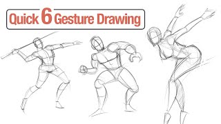 Beginners Guide to Gesture Drawing Easy Tutorial for Art Enthusiasts [upl. by Naej]