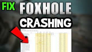 Foxhole – How to Fix Crashing Lagging Freezing – Complete Tutorial [upl. by Yssep573]