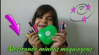 MOSTRANDO MINHAS MAQUIAGENS [upl. by Tsyhtema]