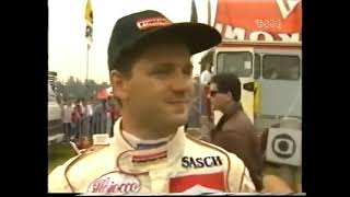 1989 F1 Italian GP  Nicola Larini Osella post prequalifying interview ITA [upl. by Lisa]