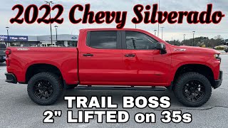 2022 Chevy Silverado TRAIL BOSS 2quot LIFTED on 35s [upl. by Prescott352]