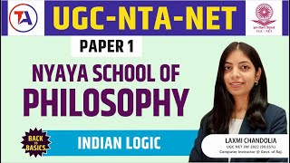 UGC NET Paper 1 Indian Logic  Nyaya School of Philosophy  UGC NET December 2023  by Target Abhi [upl. by Adler483]