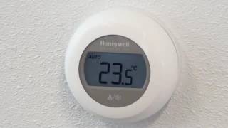 Round HeatCool instellen en gebruiken  Honeywell Home [upl. by Leggett]