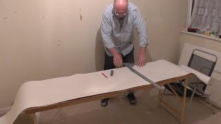 DIY Hanging Lining Paper On Ceilings amp Walls Pt 3 [upl. by Eanod]