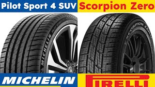 Michelin Pilot Sport 4 SUV vs Pirelli Scorpion Zero [upl. by Barna]