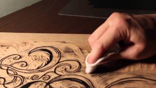 Woodcut Process [upl. by Fugere]