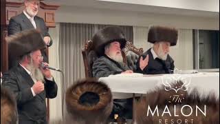 Chamol Al Masecha Motzei Shabbos With Viznitz Rebbes In NJ  Iyar 5784 [upl. by Lubeck]