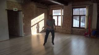 Lindy hop  triple steps exercices with music [upl. by Ymmat]