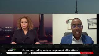 Allegations of mismanagement at Unisa Ishmael Mnisi shares more [upl. by Chaker]