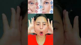 ♨️🤯 One yoga for reduce wrinkles antiagingjawlinenasolabial foldeye wrinklesdoublechin shorts [upl. by Eninaej]