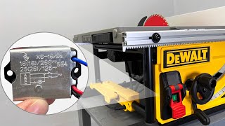 Make A Soft Start For Dewalt Table Saw [upl. by Adniralc]