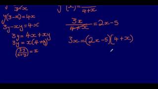 Functions amp Inverse Functions GCSE Maths  Edexcel Practice Tests Set 2  2H  Question 21 [upl. by Ahsenre]