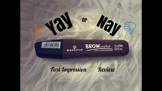 ESSENCE EYE BROW MARKER SEMI PERMANENT [upl. by Ratna]