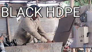 Scrap Market BLACK HDPE GRANDIND KAISE HOTA HAI viralvideoshortviralvideo [upl. by Taimi]