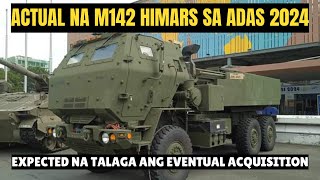 ACTUAL UNIT NG M142 HIMARS NG US NAKA DISPLAY SA ADAS 2024 SA PILIPINAS TULOY NA TALAGA ANG PROCURE [upl. by Leff]