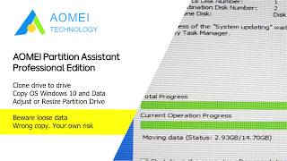 Clone Windows AOMEI Partition Assistant All Partition all partition [upl. by Aiderfla455]