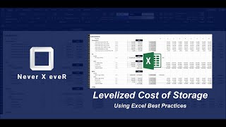 The Experts Guide to Build an LCoE amp LCoS Model Using Excel Best Practices in 2022  Video 02 [upl. by Pincince]