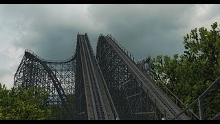 Nolimits Coaster 2 Scylla  GCI Duelling Wooden Coaster 60fps [upl. by Alvar]