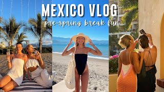 PUERTO VALLARTA MEXICO TRAVEL VLOG 2023  all inclusive pre spring break trip margs amp beach days [upl. by Annasiul207]