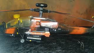 Custom GiJoe classified Review w Senteniel 1 Apache Helicopter and figure [upl. by Anel940]