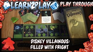 Learn to Play Presents Disney Villainous Filled with Fright expansion [upl. by Irep]