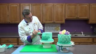 How To Pipe Buttercream Rosettes  Global Sugar Art [upl. by Clari]