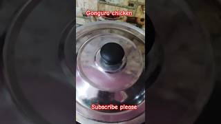 Gongura chicken youtubeytshorts shots shortvideo subscribe trendingshorts indianfood cooking [upl. by Alimat]