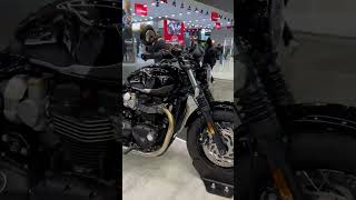 2023 Triumph Bonneville Bobber Chrome triumph triumphbobber eicma2022 [upl. by Ibbed]