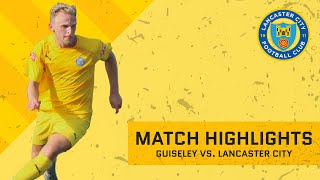 Match Highlights  Guiseley vs Lancaster City [upl. by Anim]