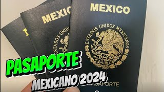 Pasaporte Mexicano 2024 Requisitos Costo Citas y Tips [upl. by Nirb997]