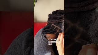 Crochet Faux Locs Over Real Locs 😳 locs locstyles locjourney starterlocs starterlocstyles [upl. by Ahsitahs64]