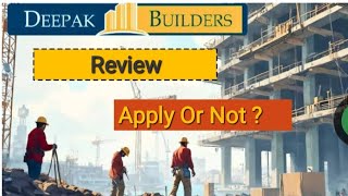 Deepak Builders amp Engineers India Limited IPO Review  Apply Or Not   Discipline Investor [upl. by Karylin27]