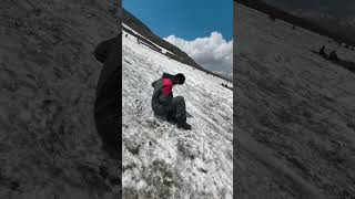 rohtang pass funnyvideo manalidiaries travel funny [upl. by Nahtanoy]