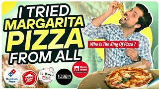 I Tried Margarita Pizza 🍕 From Popular Fast Food Chains in India 🍕😍😍 [upl. by Elayne]