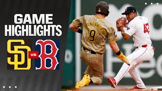 Padres vs Red Sox Highlights 63024  MLB Highlights [upl. by Yuhas]