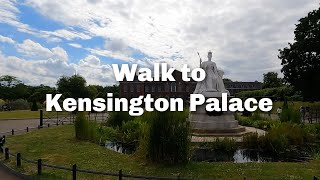 2024 Walk from Marriott Kensington to Kensington Palace [upl. by Notxap]