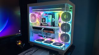 Lian Li HydroShift 360R instalado no Nzxt H9 flow  WC top mas não é pra qualquer gabinete [upl. by Jessey]