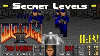 DooM II  Secret Levels Wolfenstein amp Grosse Ultra Violence  100 [upl. by Cavan]