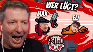 ERSTES MAL Among Us🤫🤣 MIT EliasN97 und CREW😈  WER SPIELT HIER FALSCH⁉️ [upl. by Daron991]