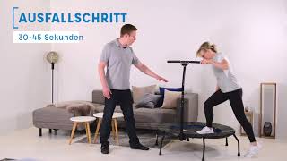 Trainingsprogramm für Anfänger auf dem cardiostrong Fitness Trampolin [upl. by Uhp]