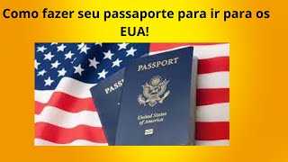 Como Fazer Passaporte brasil passaportebrasileiro sonhoamericano eua estadosunidos [upl. by Melia]