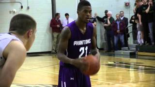 Phoenixville Phantoms vs Methacton Boys District 1 Basketball Playoffs 2015 [upl. by Udall]