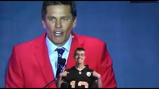 Tom Brady Patriots Hall of Fame Induction Speech amp Ceremony  FAN REACTION THOUGHTS [upl. by Hildick]