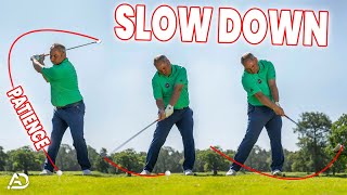 I STOPPED Rushing My Downswing With This Backswing Trick [upl. by Yeslek633]