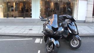 New 2012 Kawasaki ZZR 1400 seen on Conduit Street London UK 18th August 2012 [upl. by Niajneb]