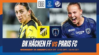 BK Häcken vs Paris FC  UEFA Womens Champions League 202324 Matchday 5 Full Match [upl. by Prager]