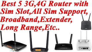 Best 3G4G Sim WiFi Routers Long Range RoutersUse Any Sim JioAirtelBsnlVi🔥🔥 [upl. by Enilrae]